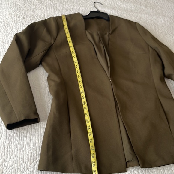 NWOT Olive Green Blazer - Picture 7 of 11